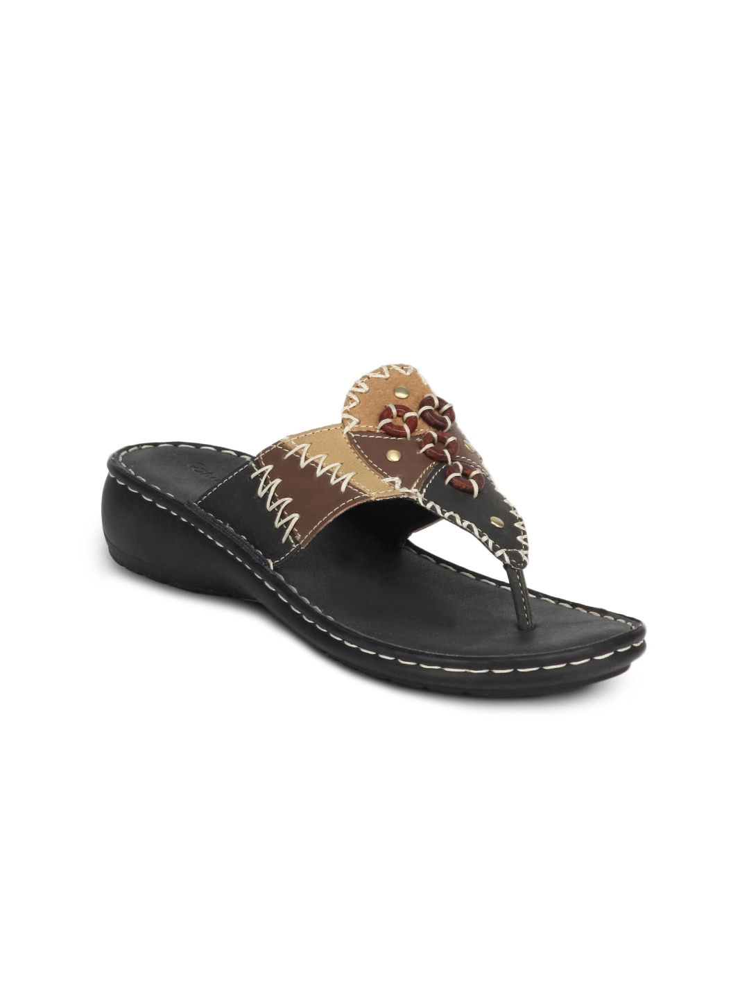 Catwalk Women Black Sandals