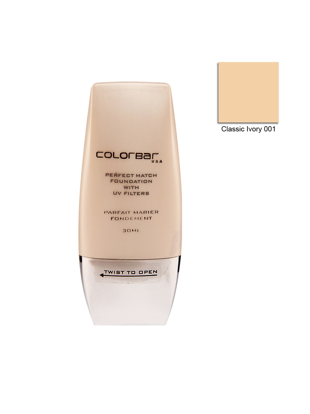 Colorbar Perfect Match Classic Ivory Foundation 001