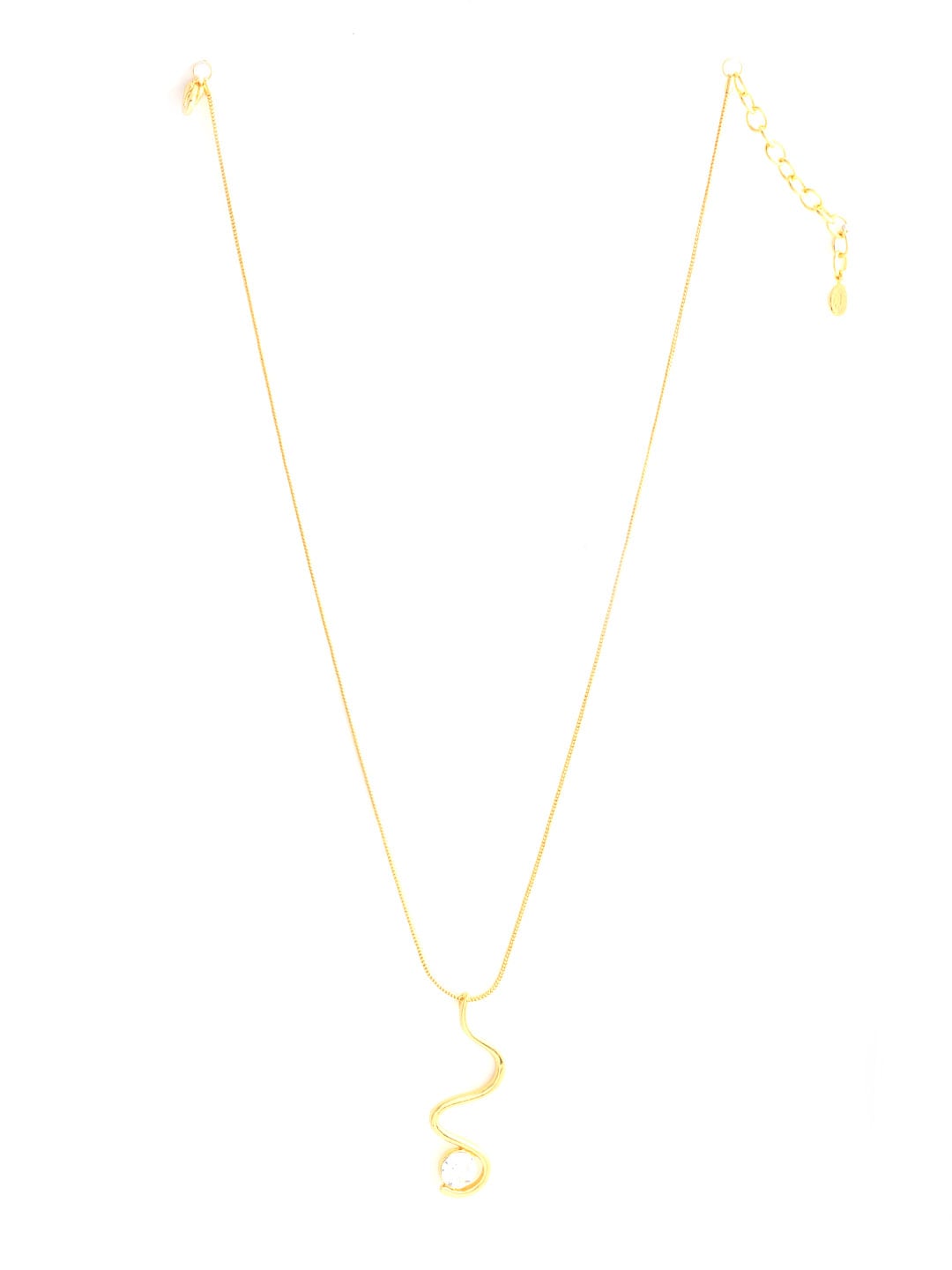 Estelle Women Gold Pendant with Chain