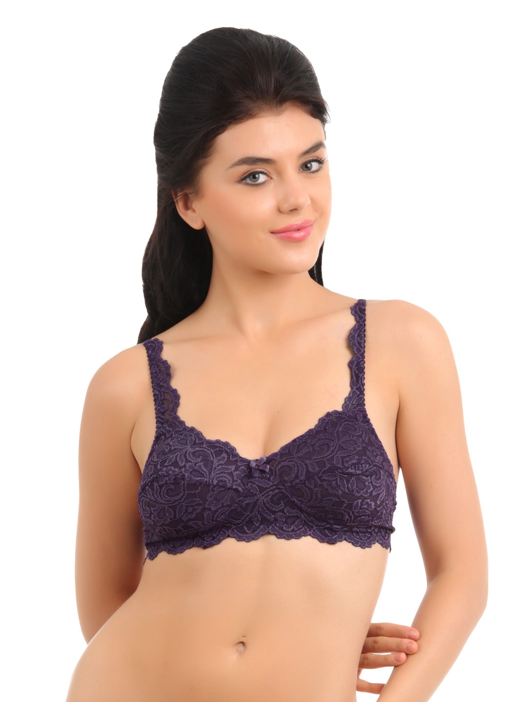 Biara Women Purple  Bra