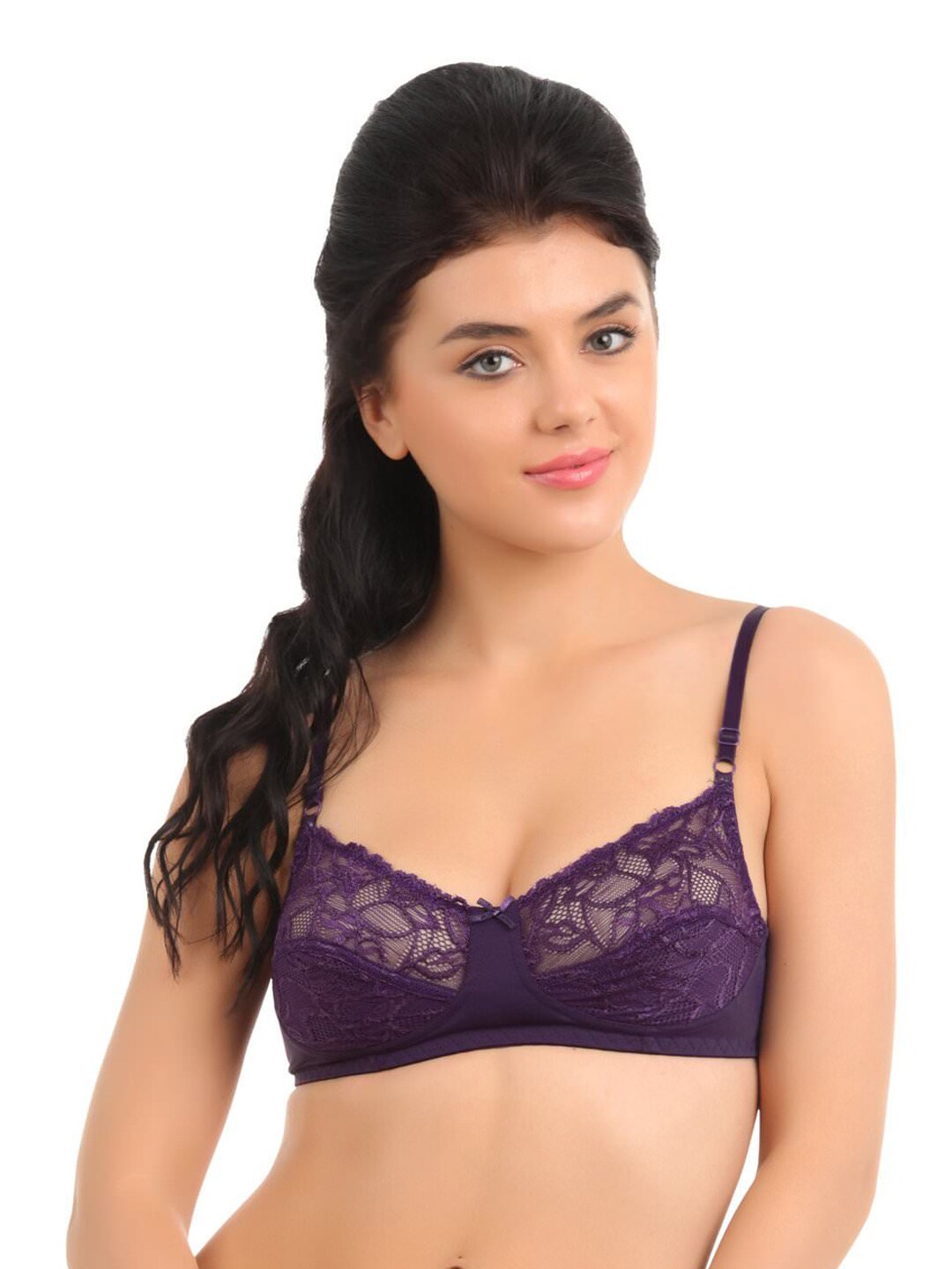 Biara Women Purple Bra