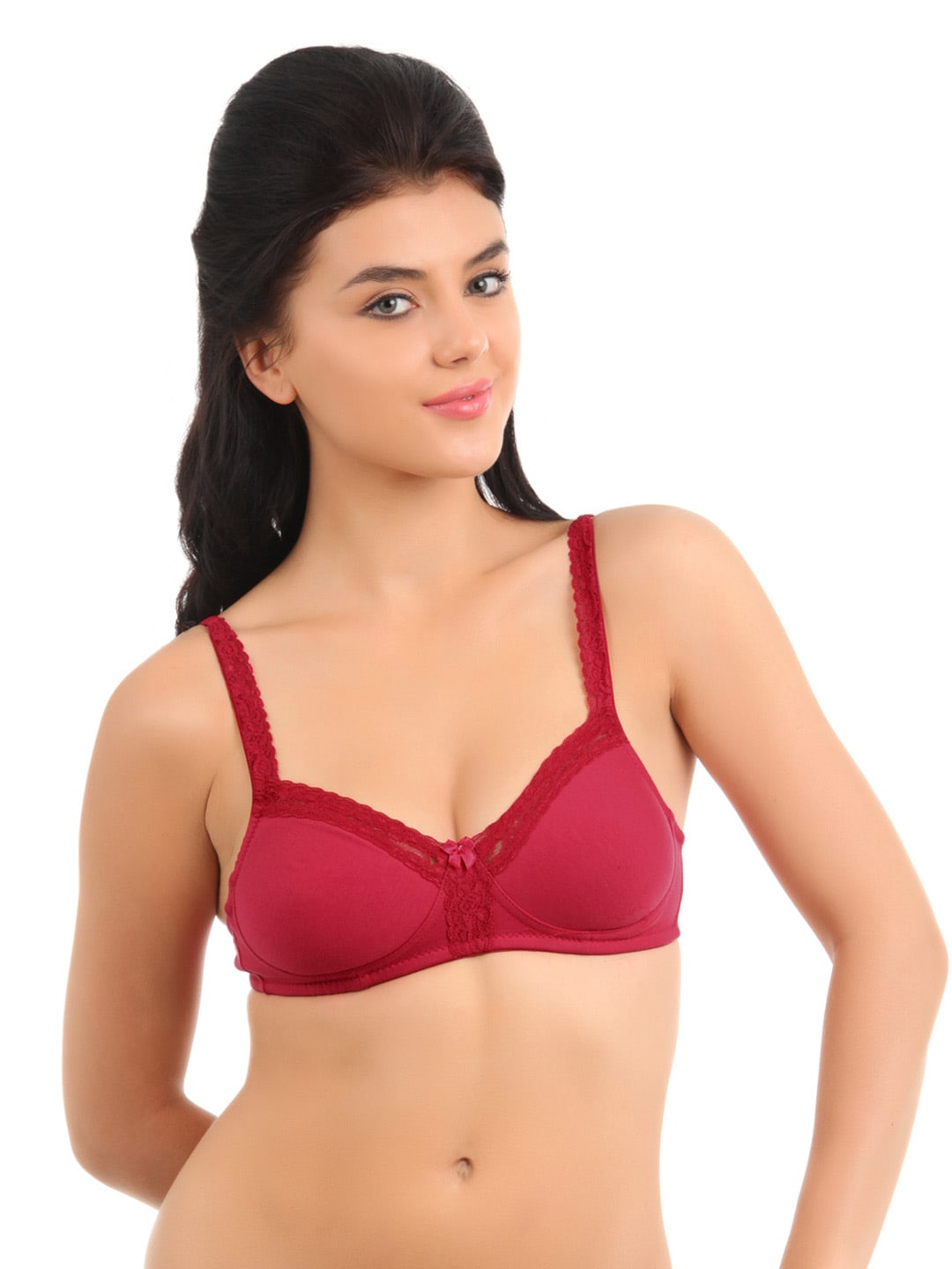 Biara Women Rose Red Bra