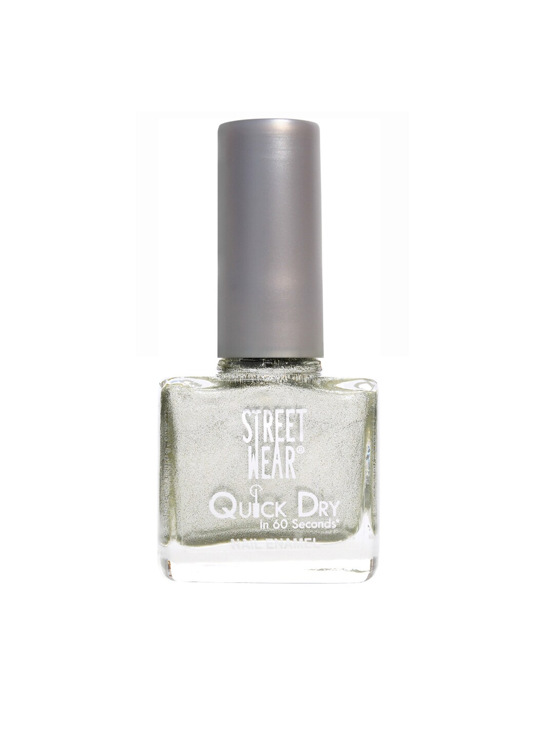 Streetwear Quick Dry Silver Shimmy Nail Polish 15