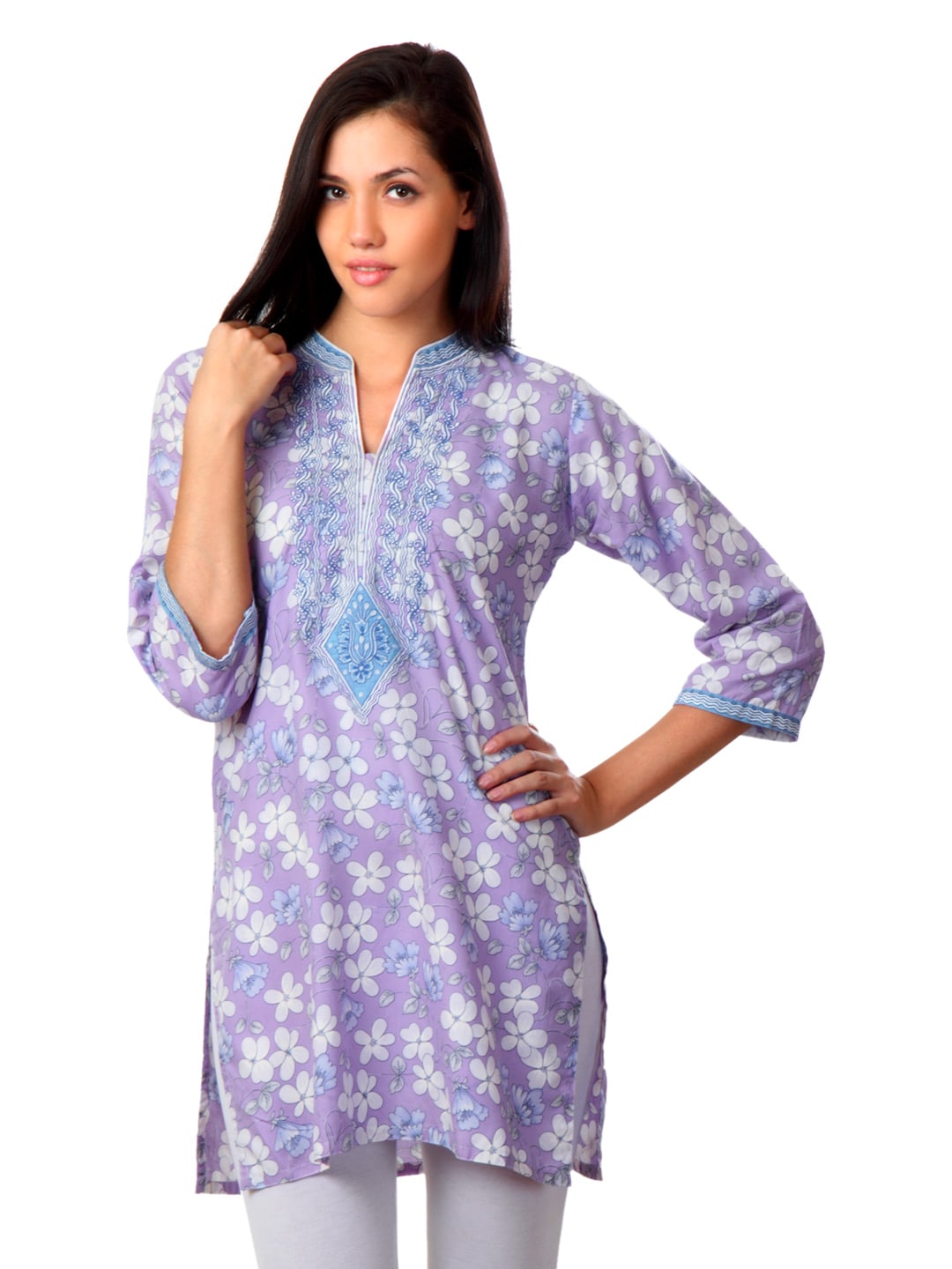 Aneri Women Lavender Kurti