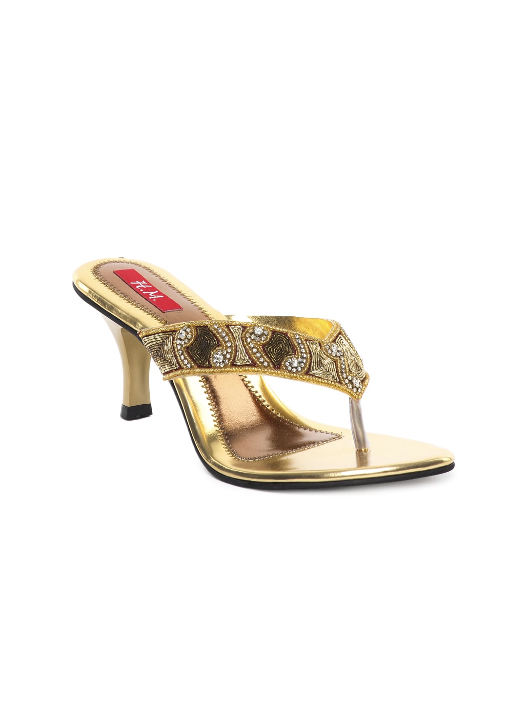 HM Women Golden Heels