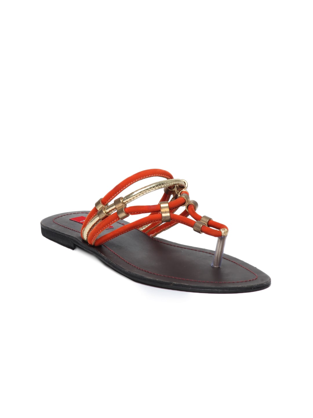 HM Women Orange Flats
