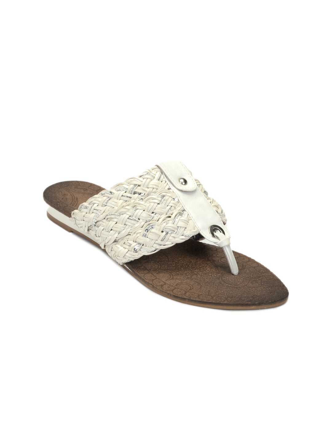 HM Women White Sandals