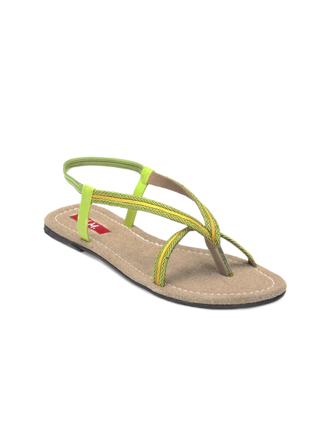 HM Women Green Flats