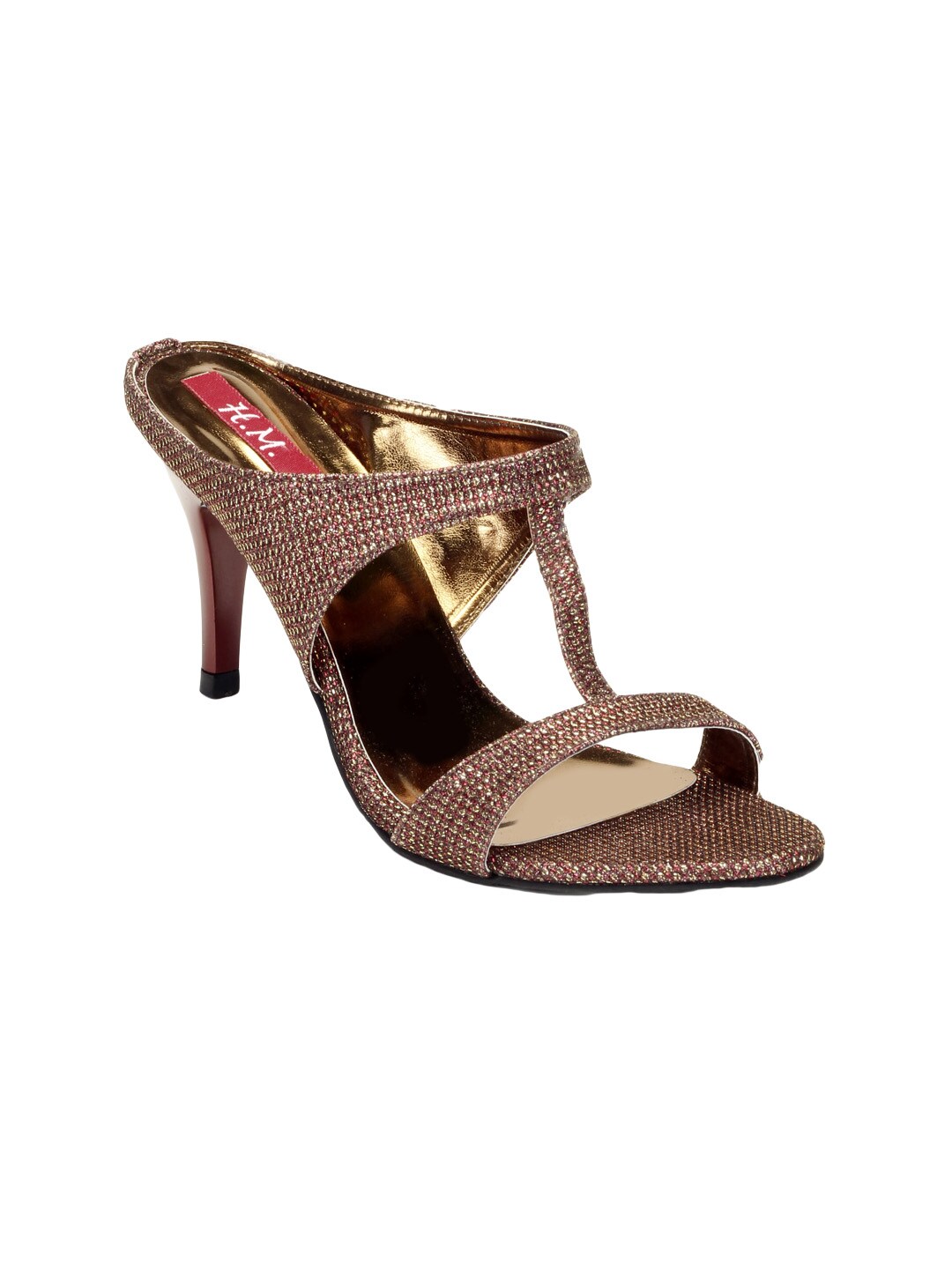 HM Women Bronze Heels