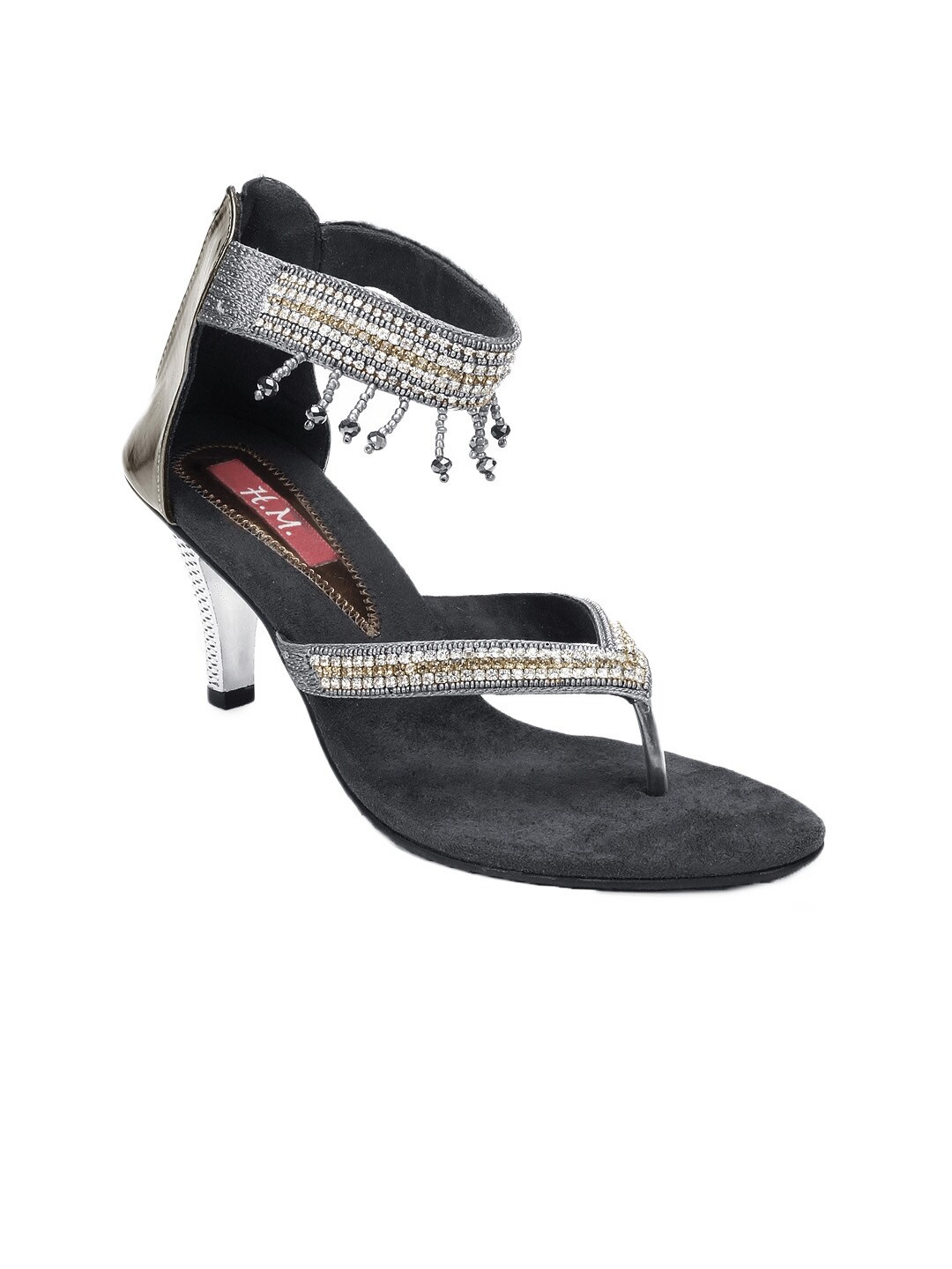 HM Women Grey Heels