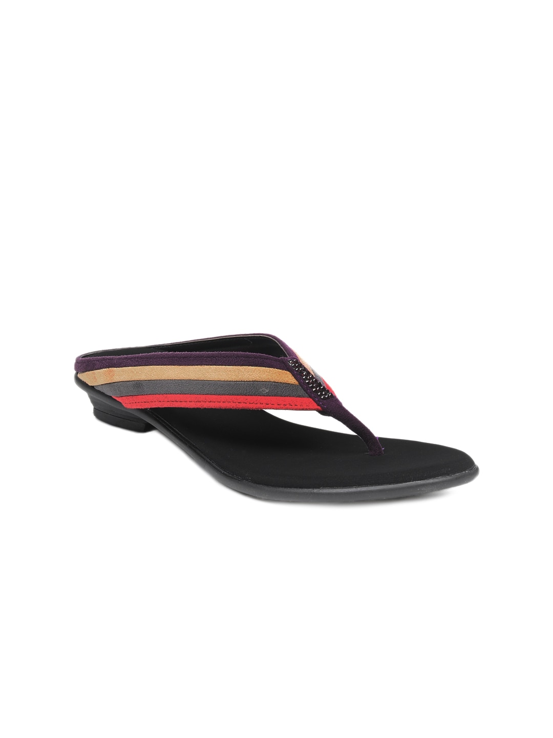 HM Women Multi Coloured Flats