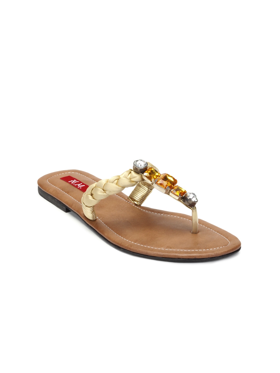 HM Women Beige Sandals