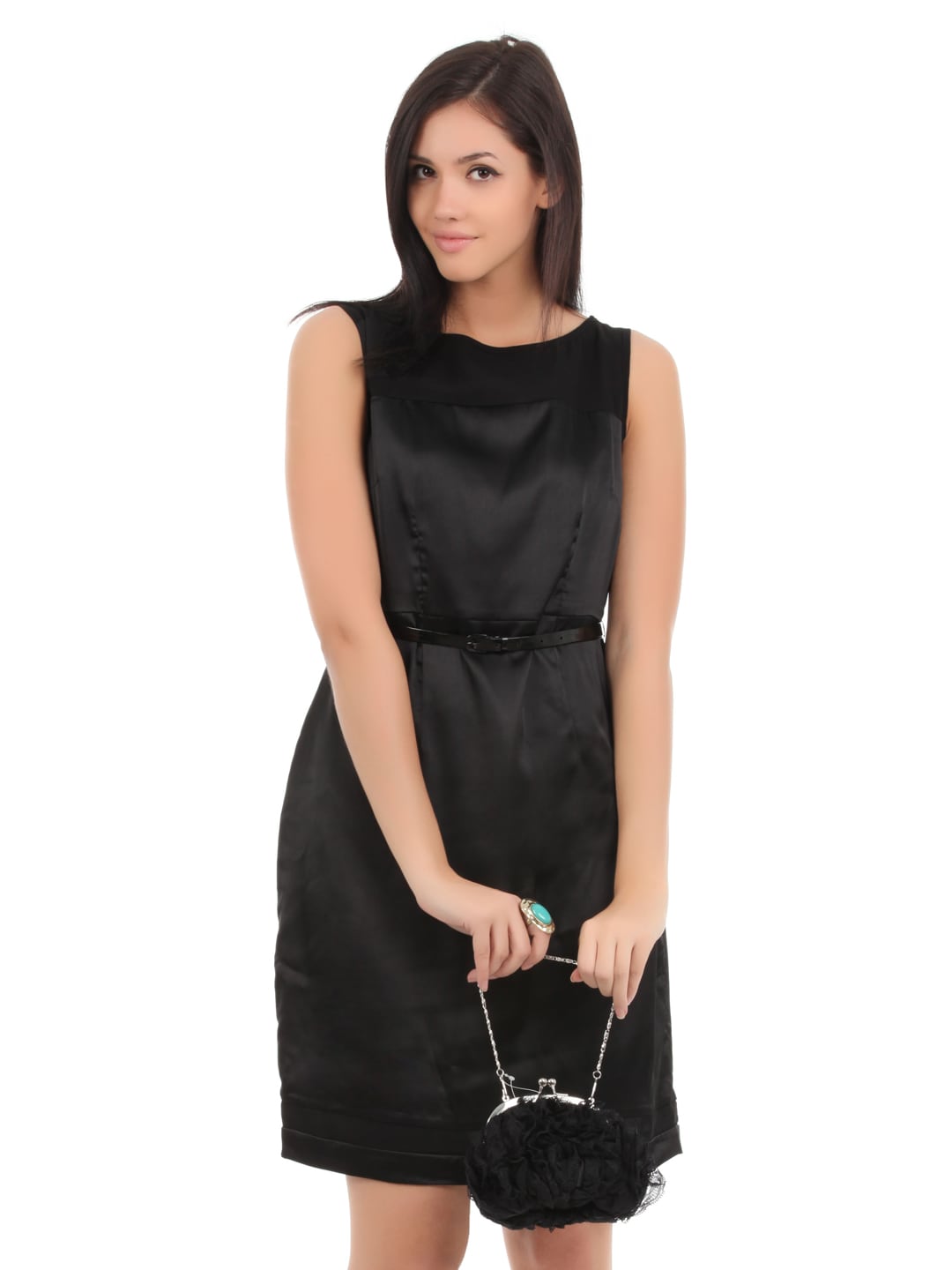 Elle Women Black Dress