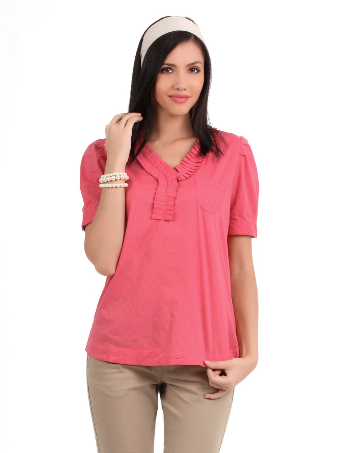 Elle Pink Essentials Top