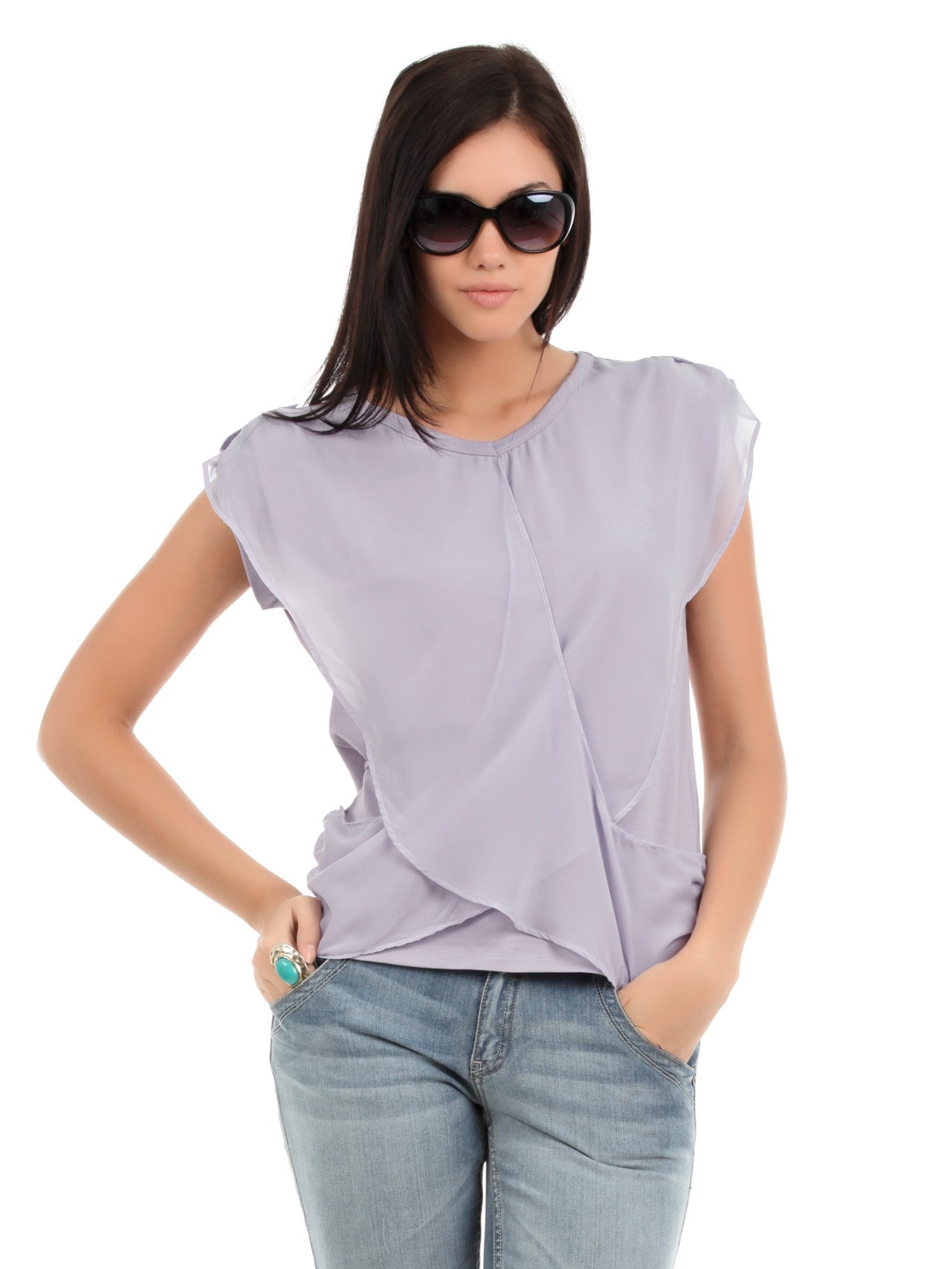 Elle Women Lavender Top