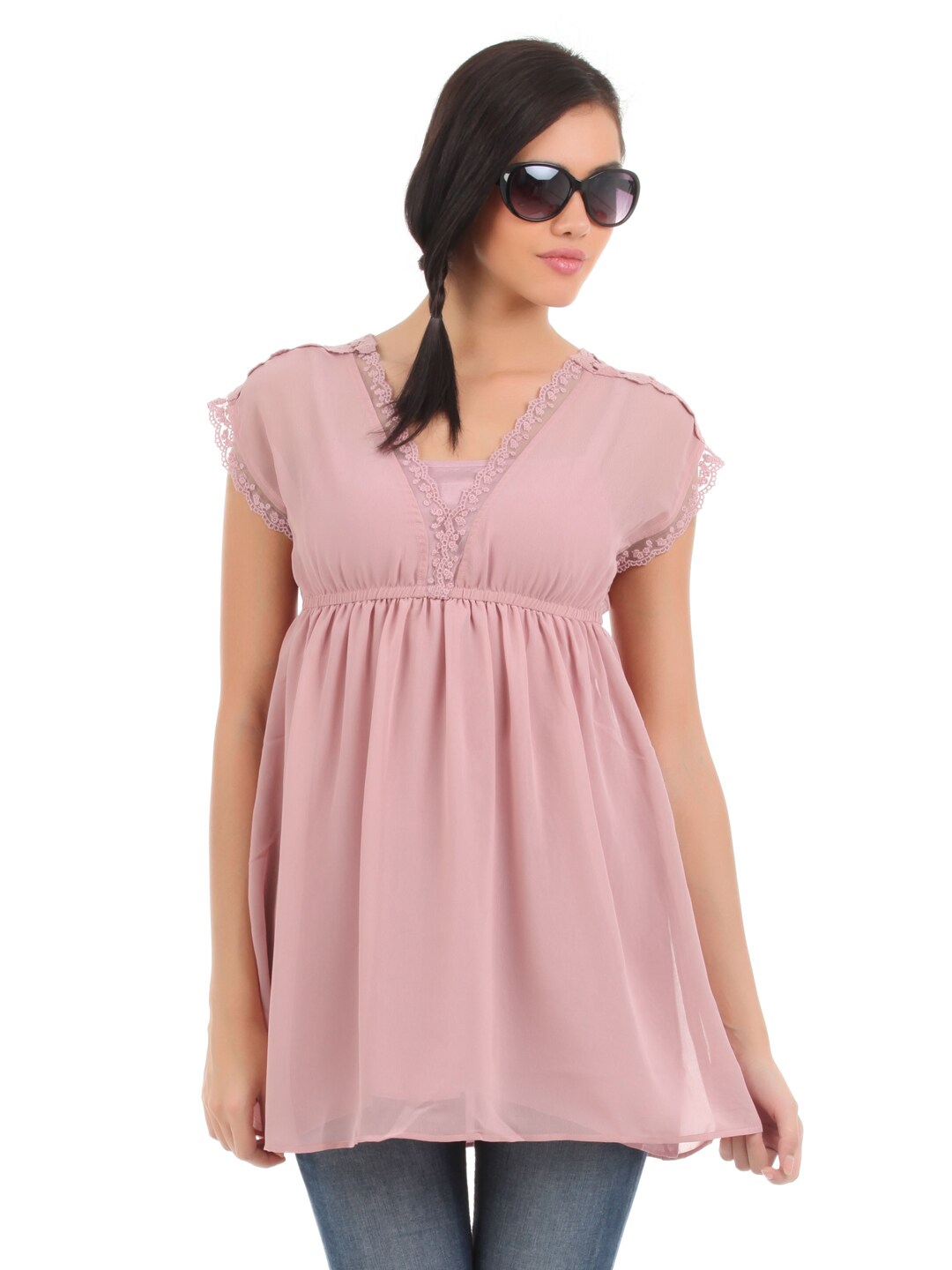 Elle Women Pink Tunic