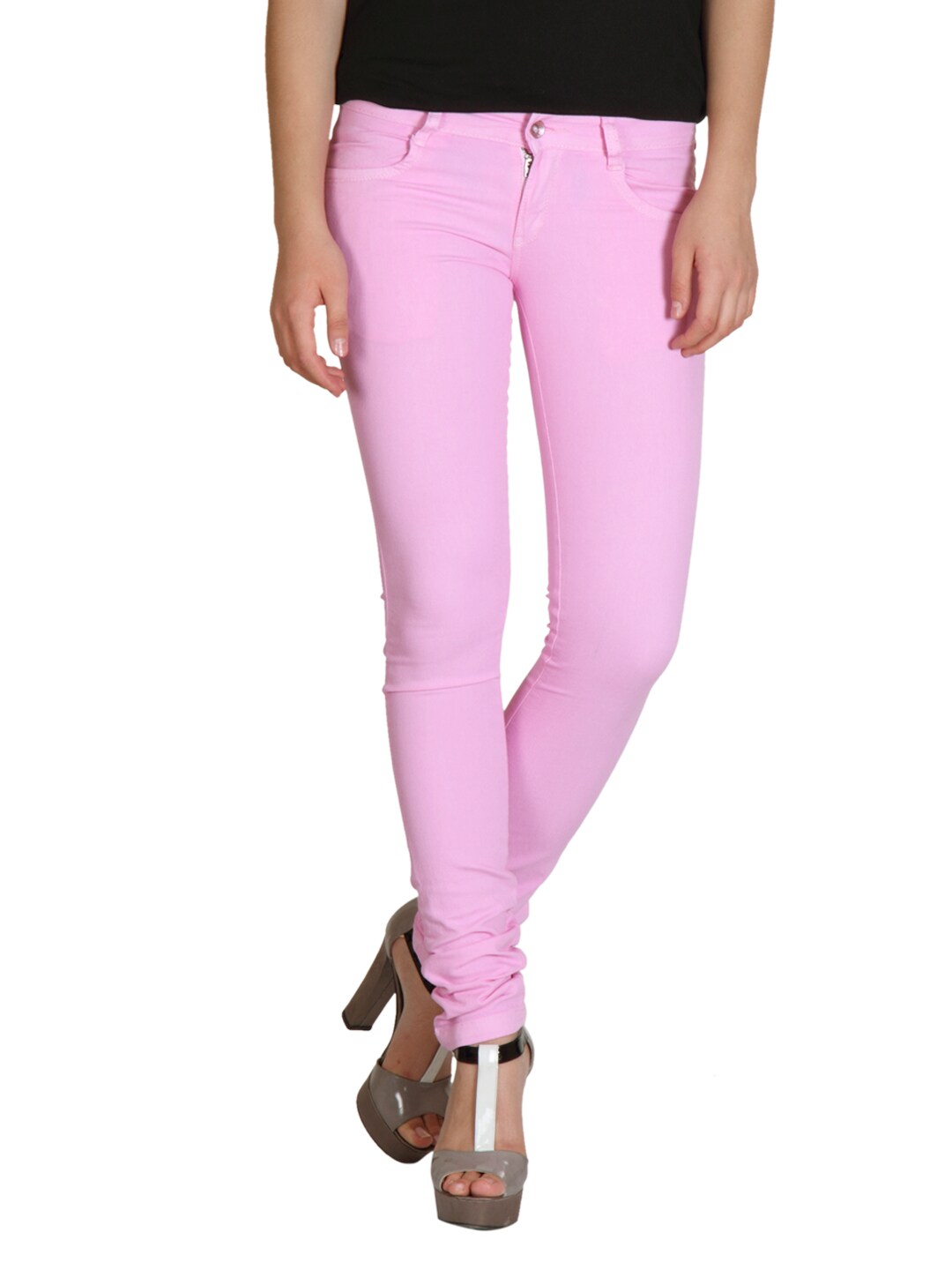 Kraus Jeans Women Pink Jeggings