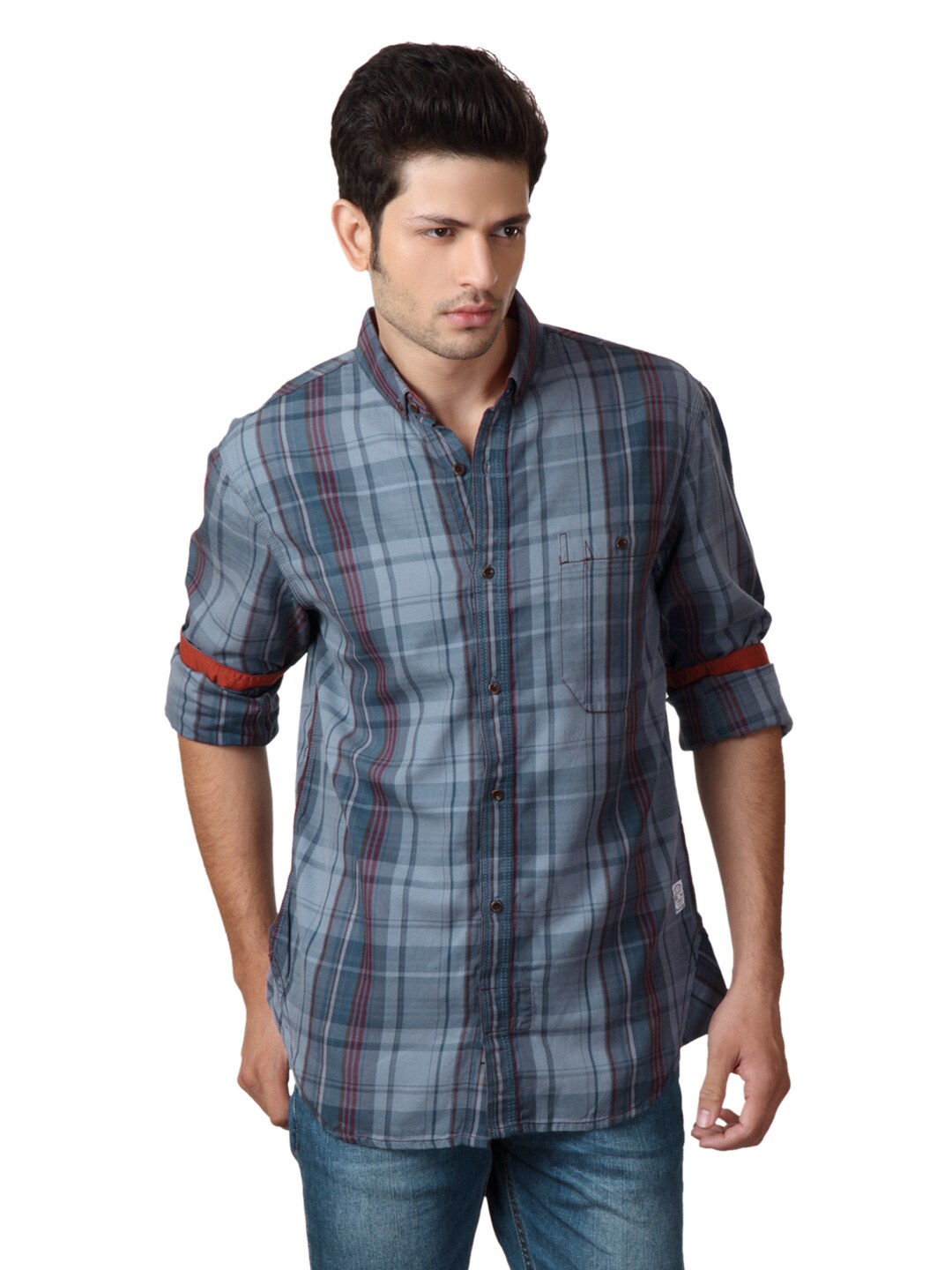 French Connection Men Grey Shirt