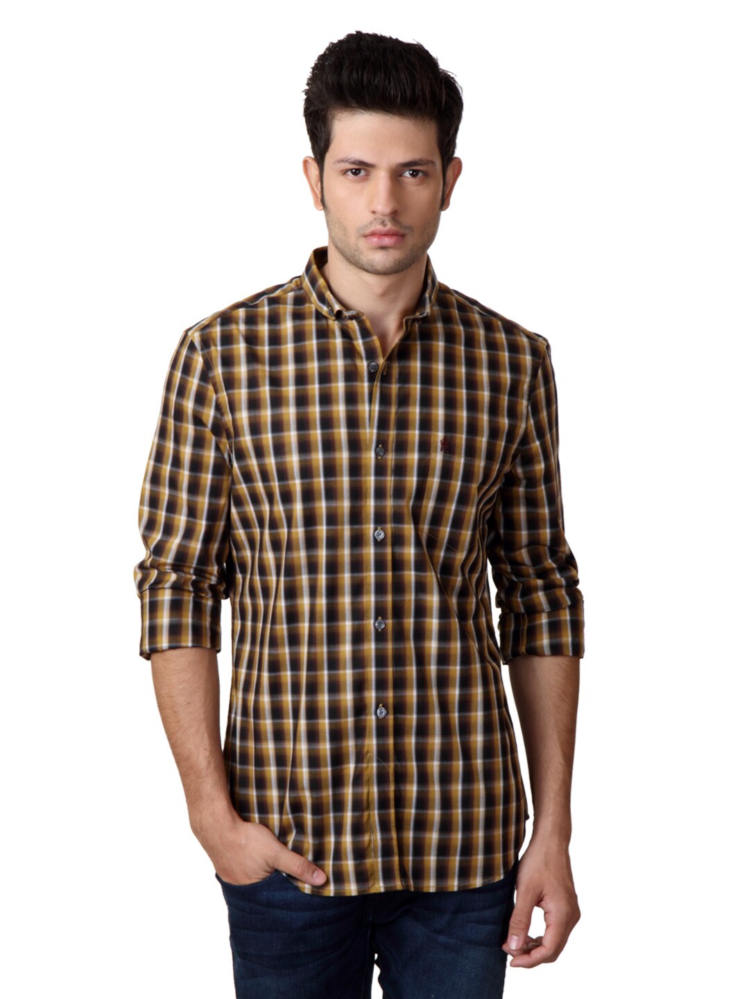 French Connection Men Brown Shirt