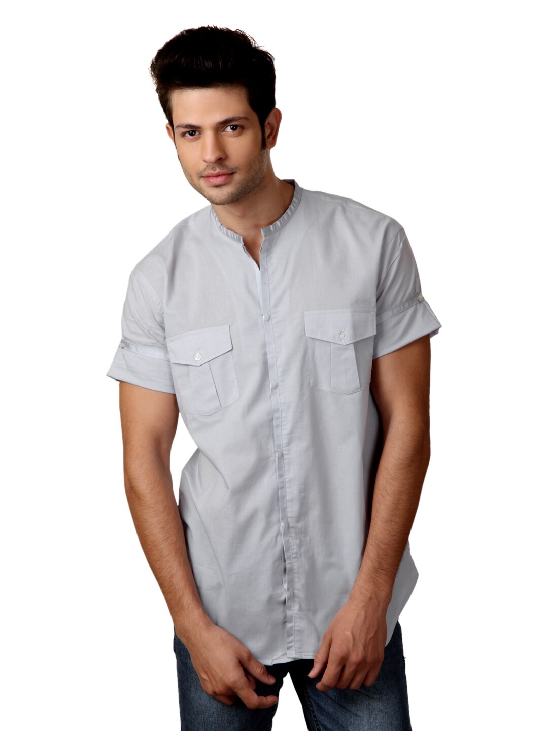 French Connection Men Grey Shirt