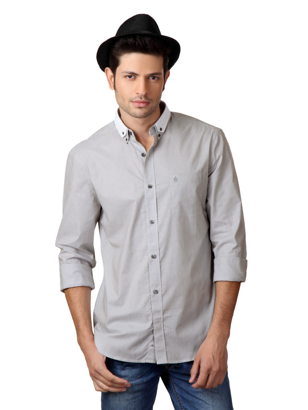 French Connection Men Grey Shirt