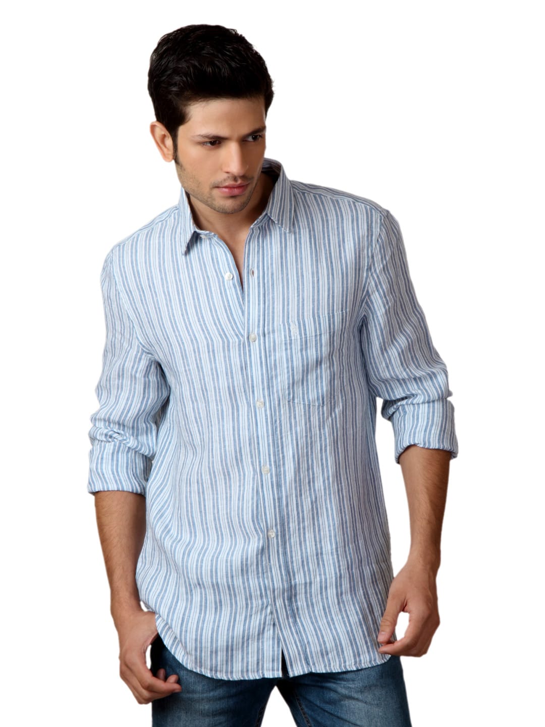 French Connection Men Blue Shirt