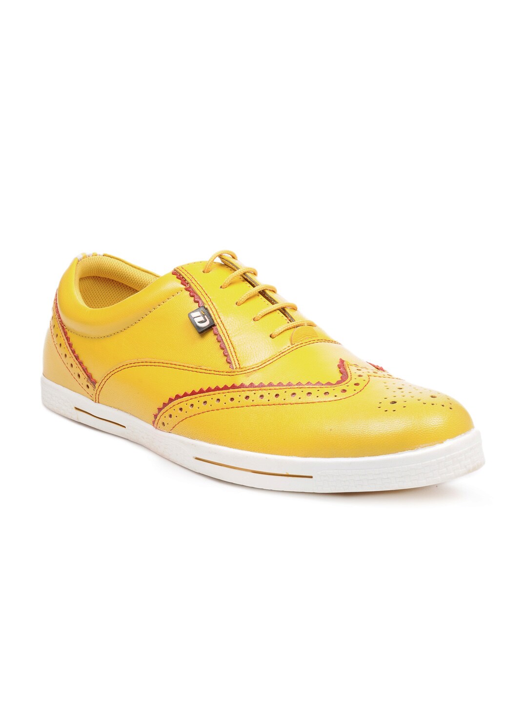 ID Men Yellow Casual Shoes