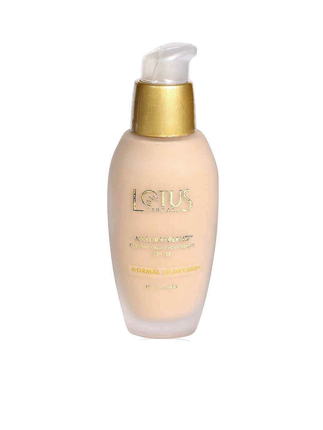 Lotus Herbals Sand Naturalblend Comfort Liquid Foundation 310