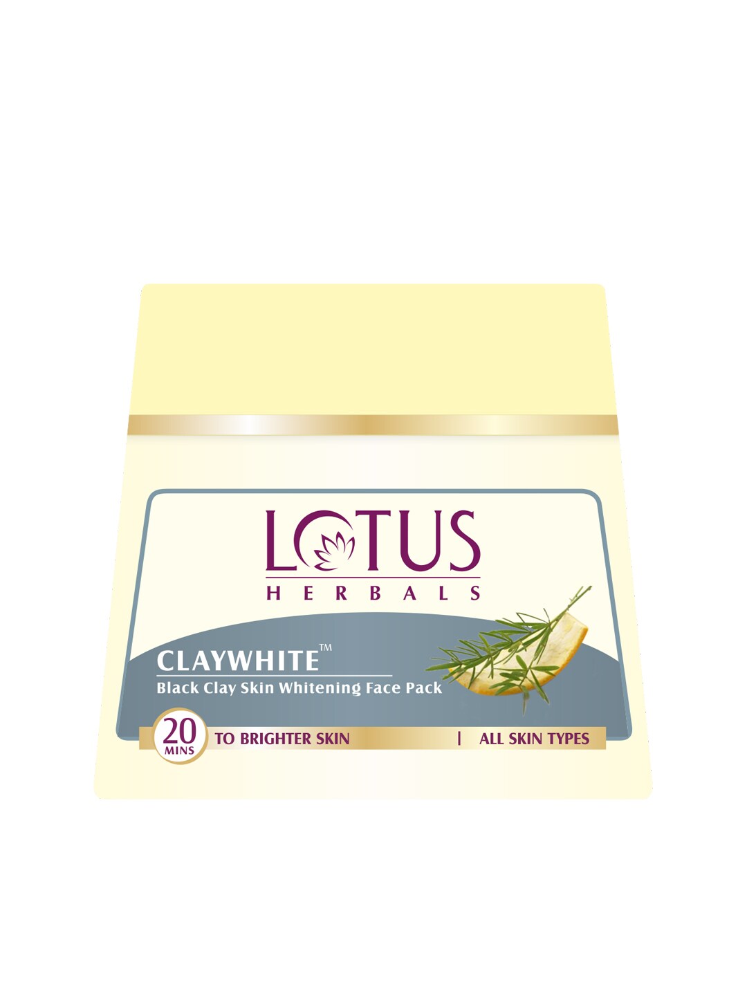Lotus Herbals Women Claywhite Black Clay Skin Whitening Face Pack