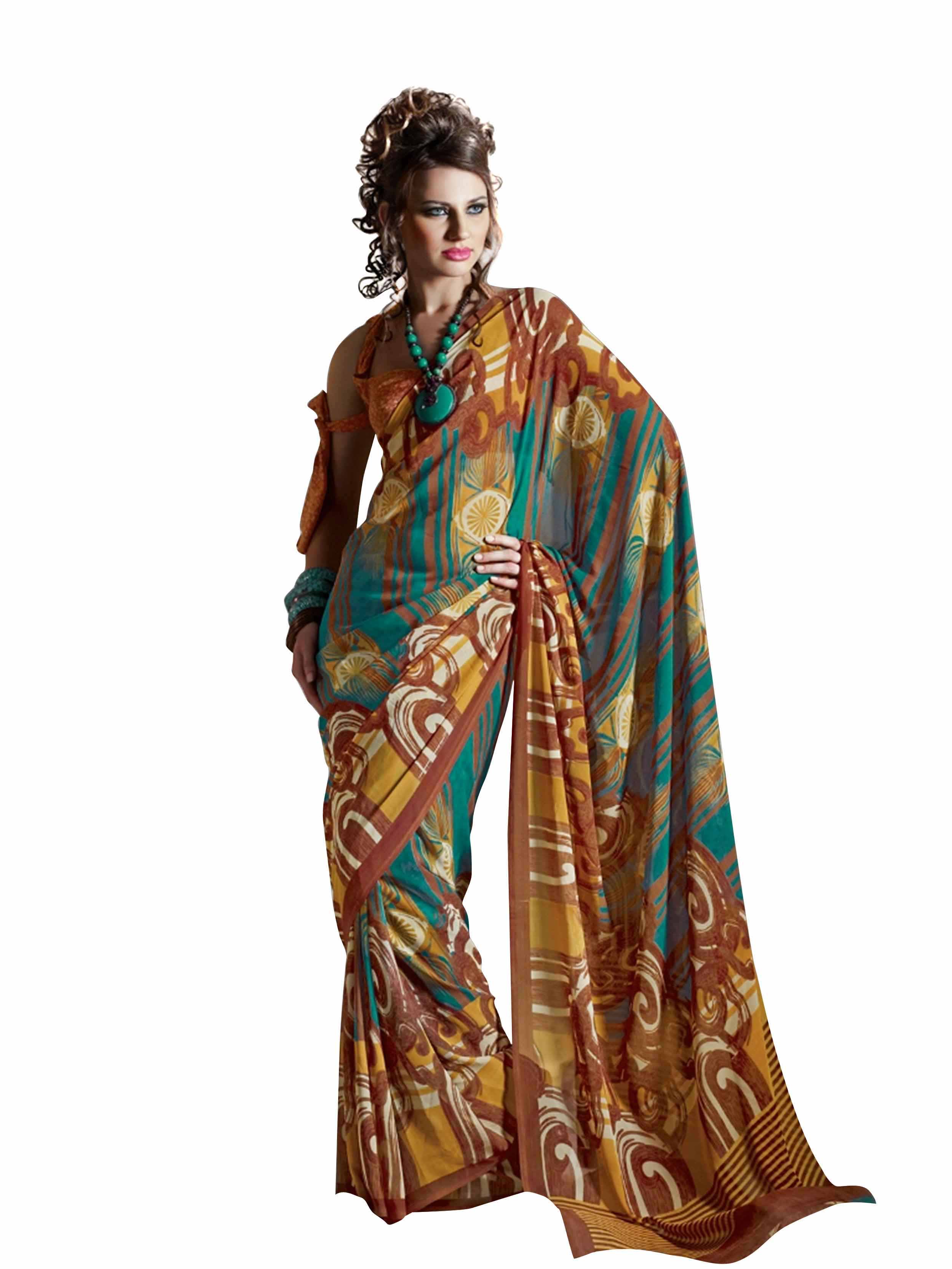 Prafful Women Multi Coloured Sari