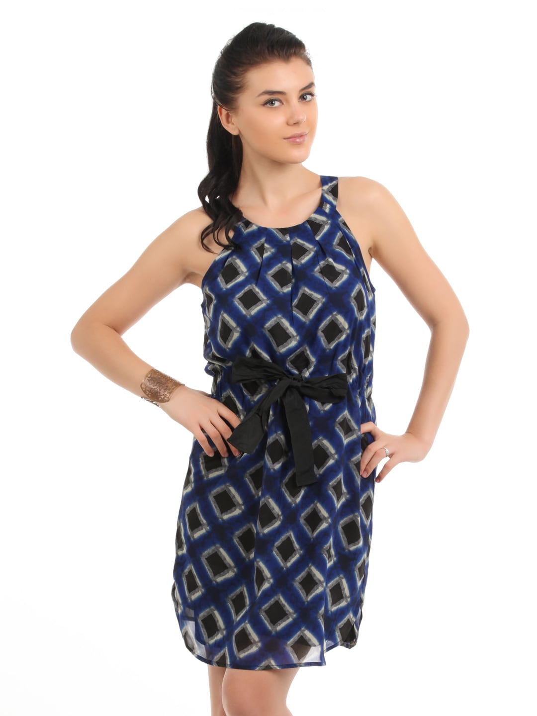 Latin Quarters Women Blue Dress