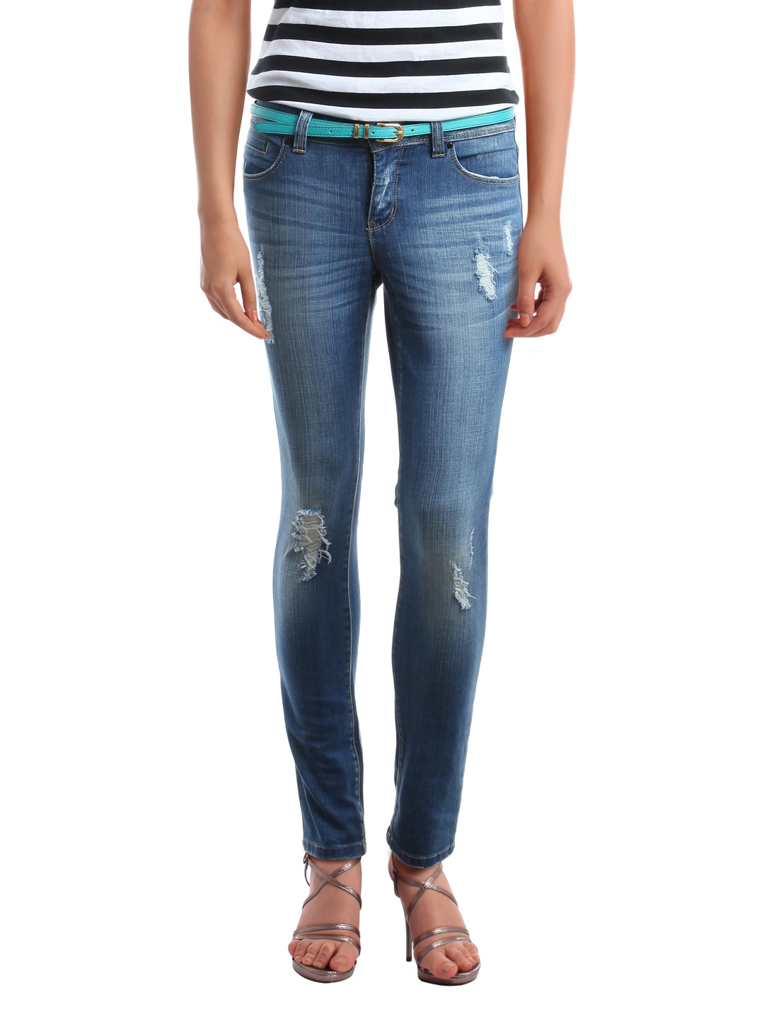 Vero Moda Women Blue Denim Jeans