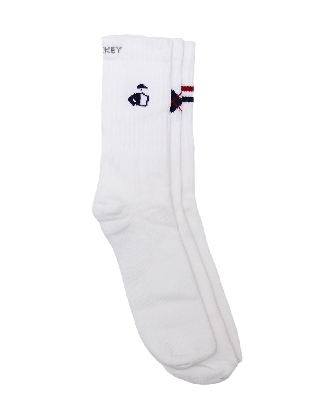 Jockey LCESCBRA Men White Pack of 3 Socks 2004