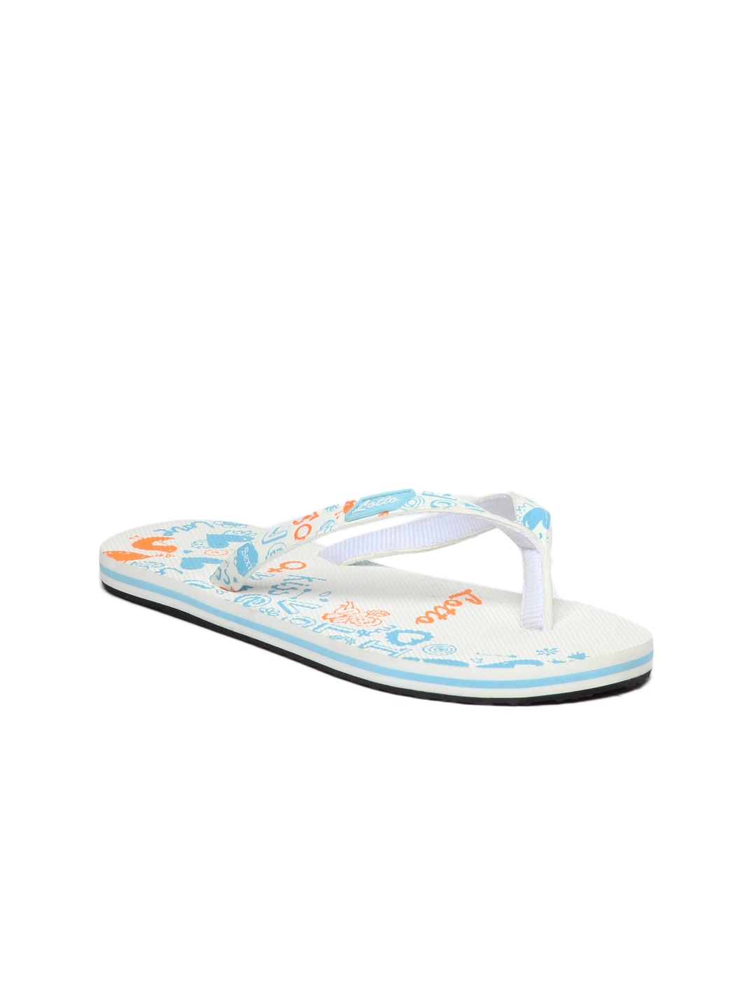 Lotto Women White Flip Flops