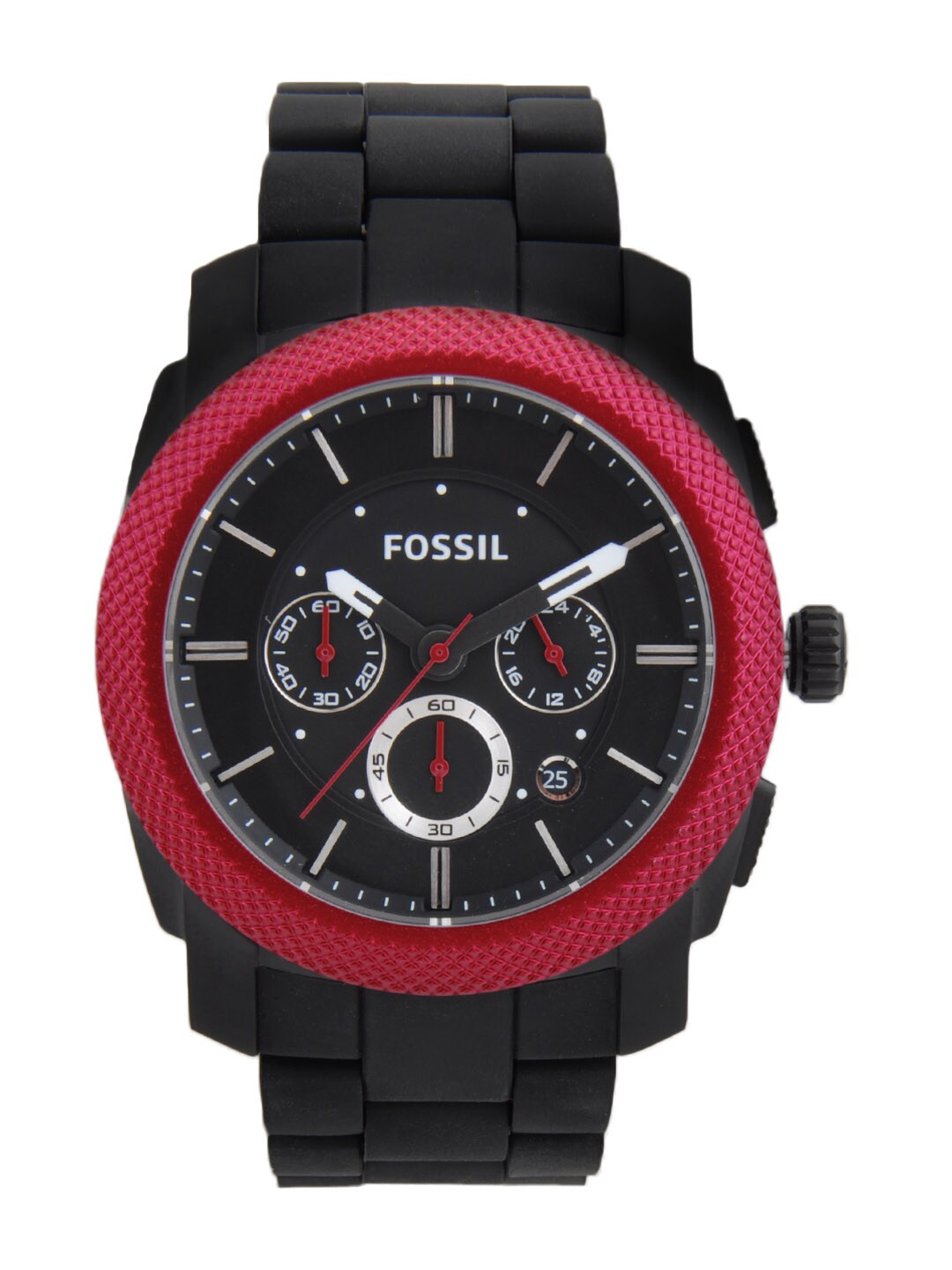 Fossil Men Black Dial Chronograph Watch FS4658