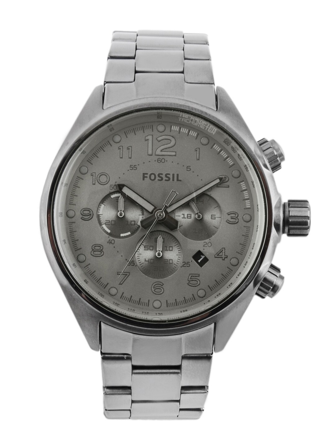 Fossil Men Grey Dial Chronograph Watch CH2802