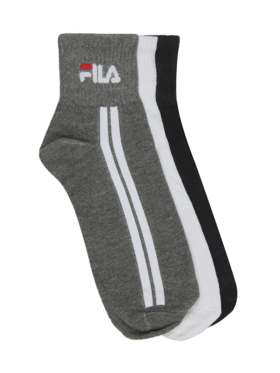 Fila Men Pack Of 3 Multi-Coloured Socks