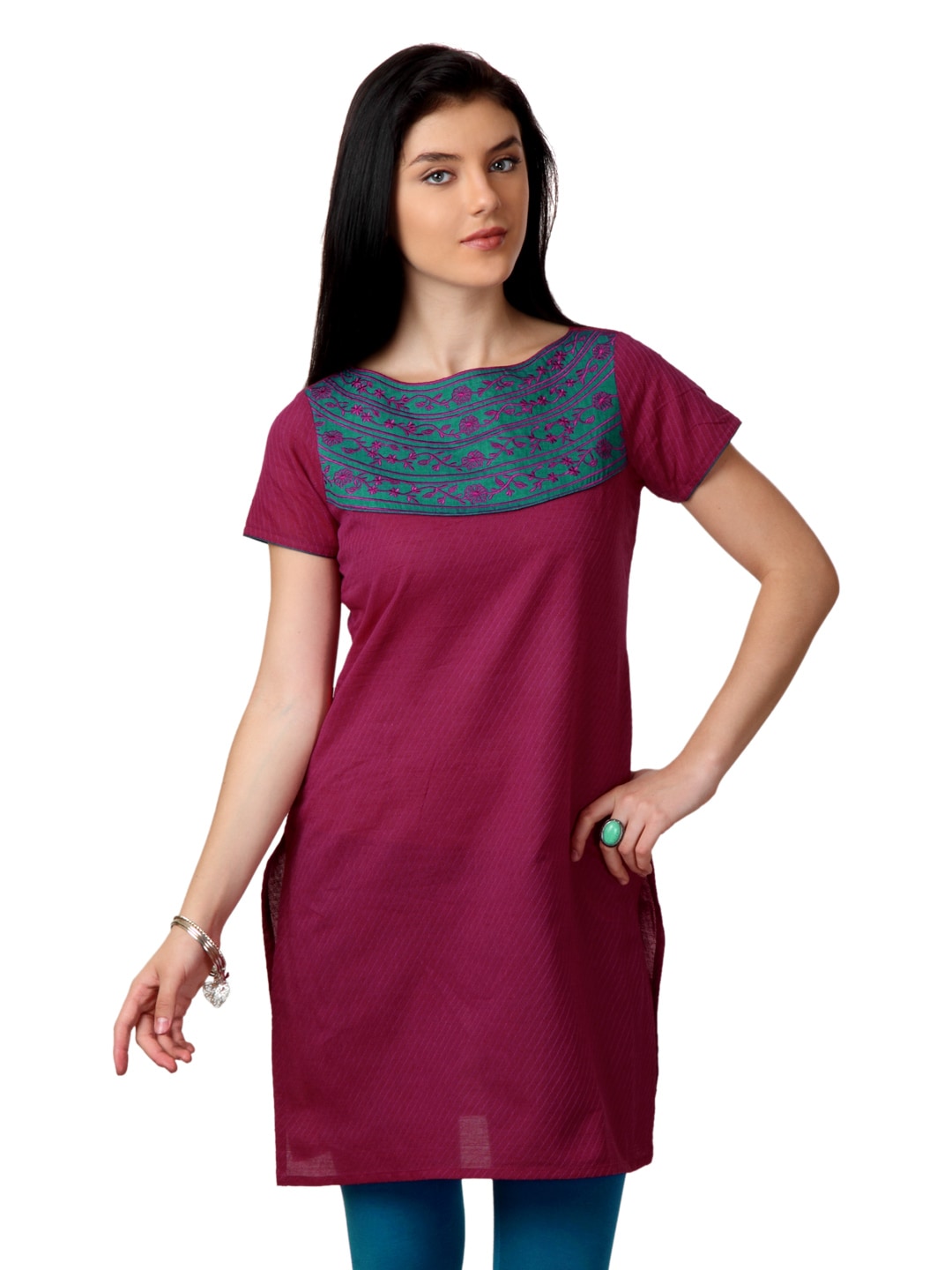 ALayna Women Pink Kurta