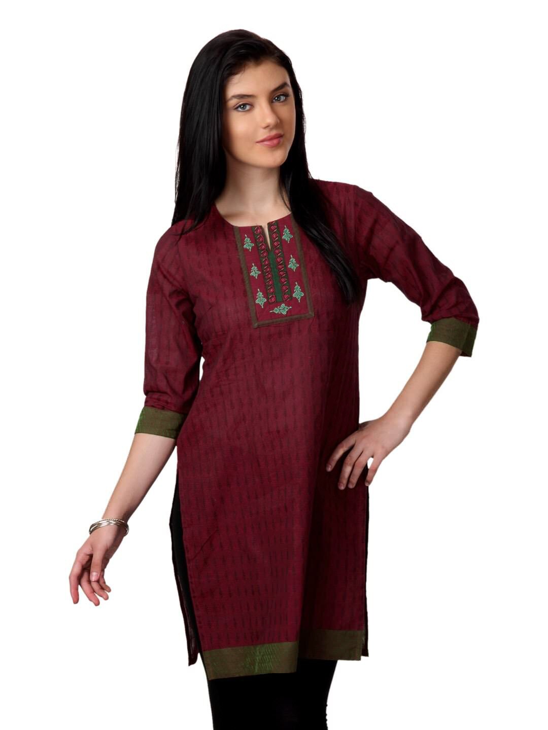 ALayna Women Red Kurta