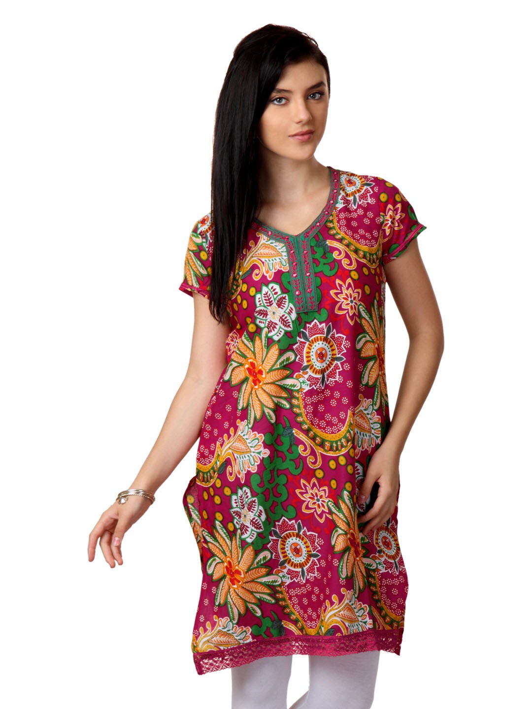 ALayna Women Multi Coloured Kurta