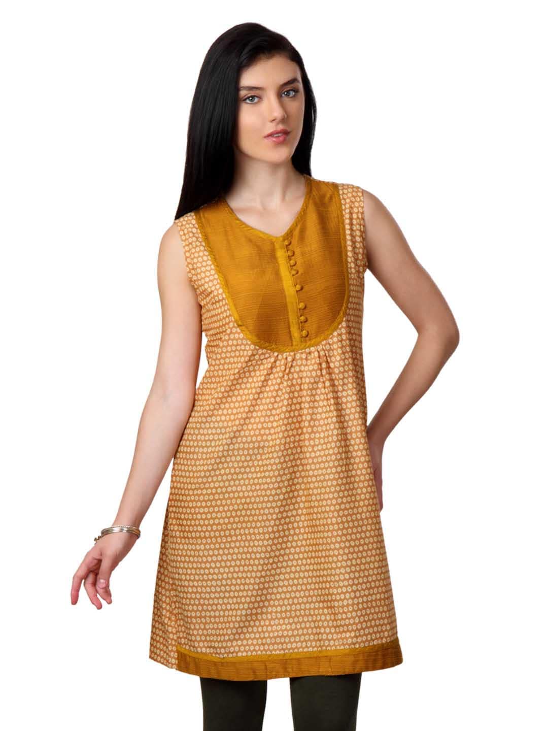 ALayna Women Brown Kurta