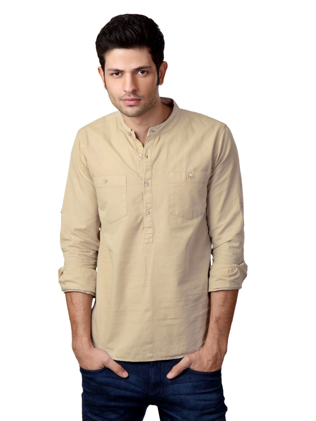 Locomotive Men Beige Shirt