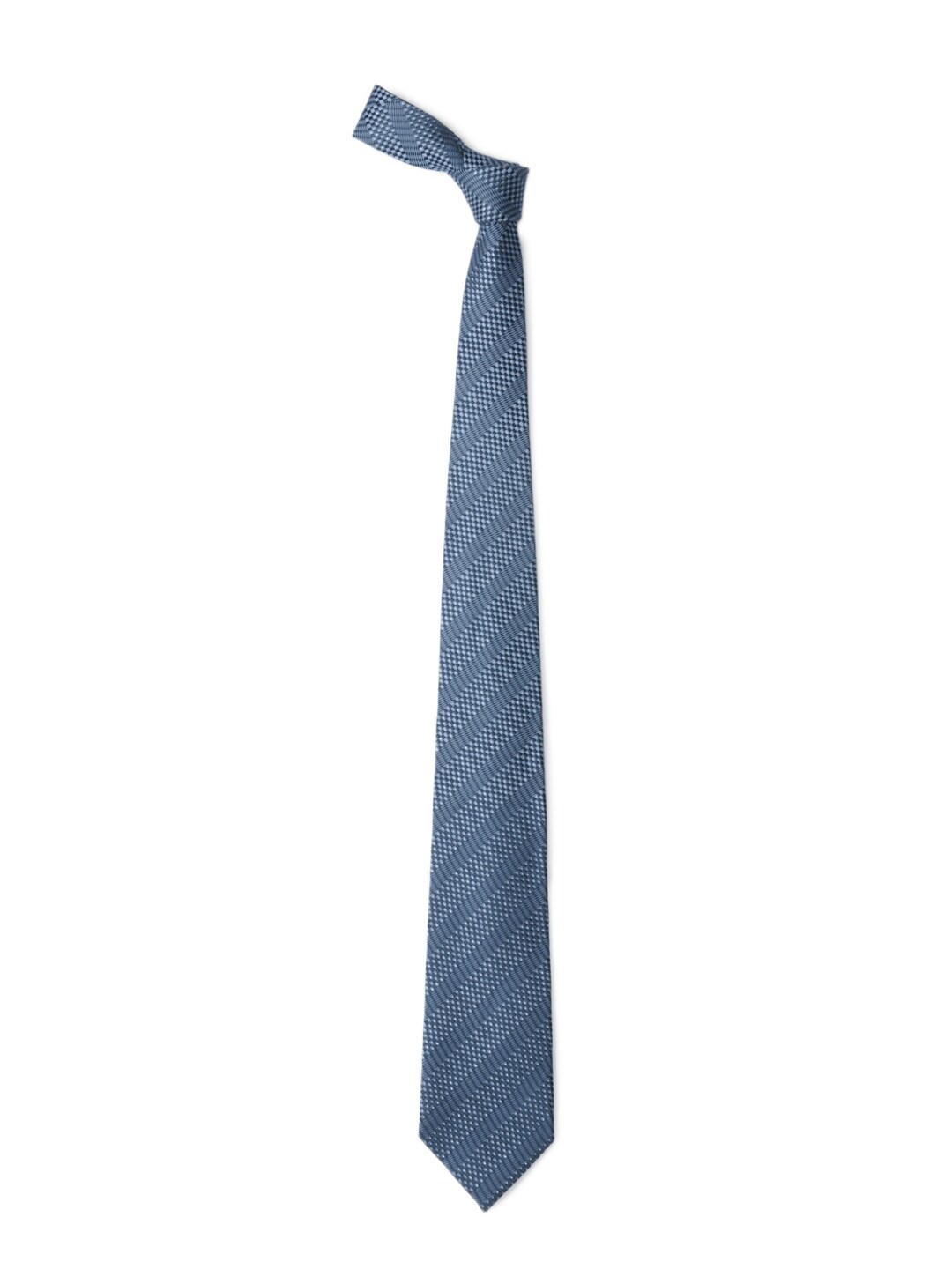 Hakashi Men Blue Silk Tie