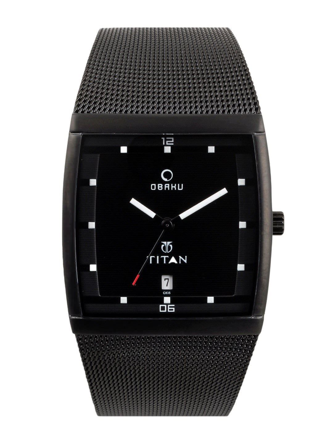 Titan Men Black Watch