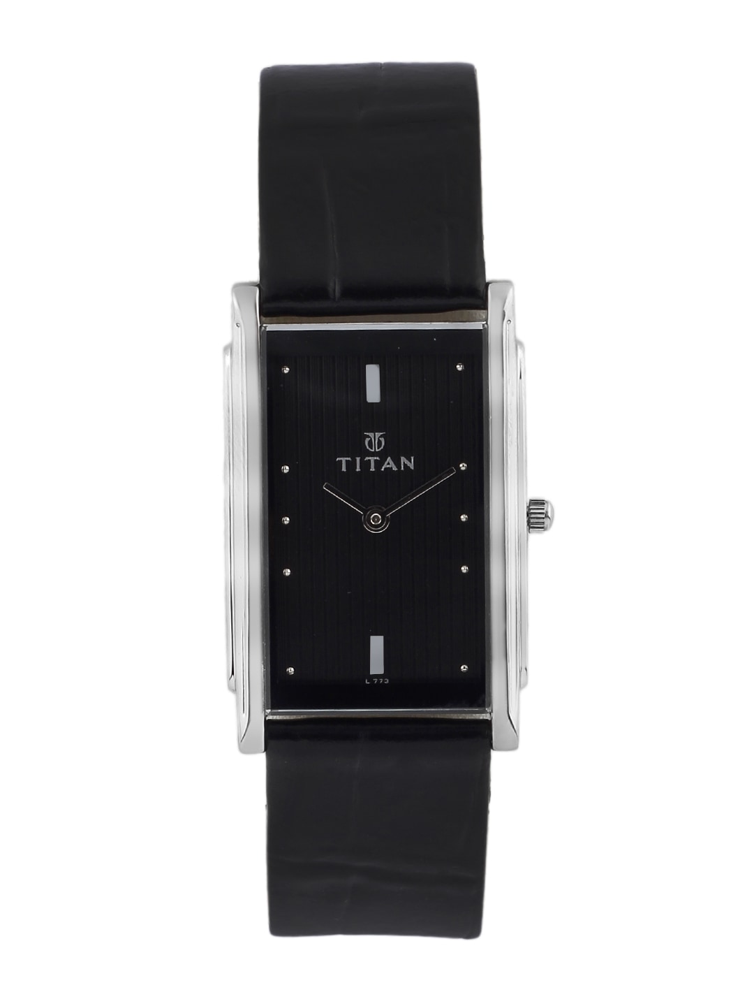Titan Men Black Dial Watch