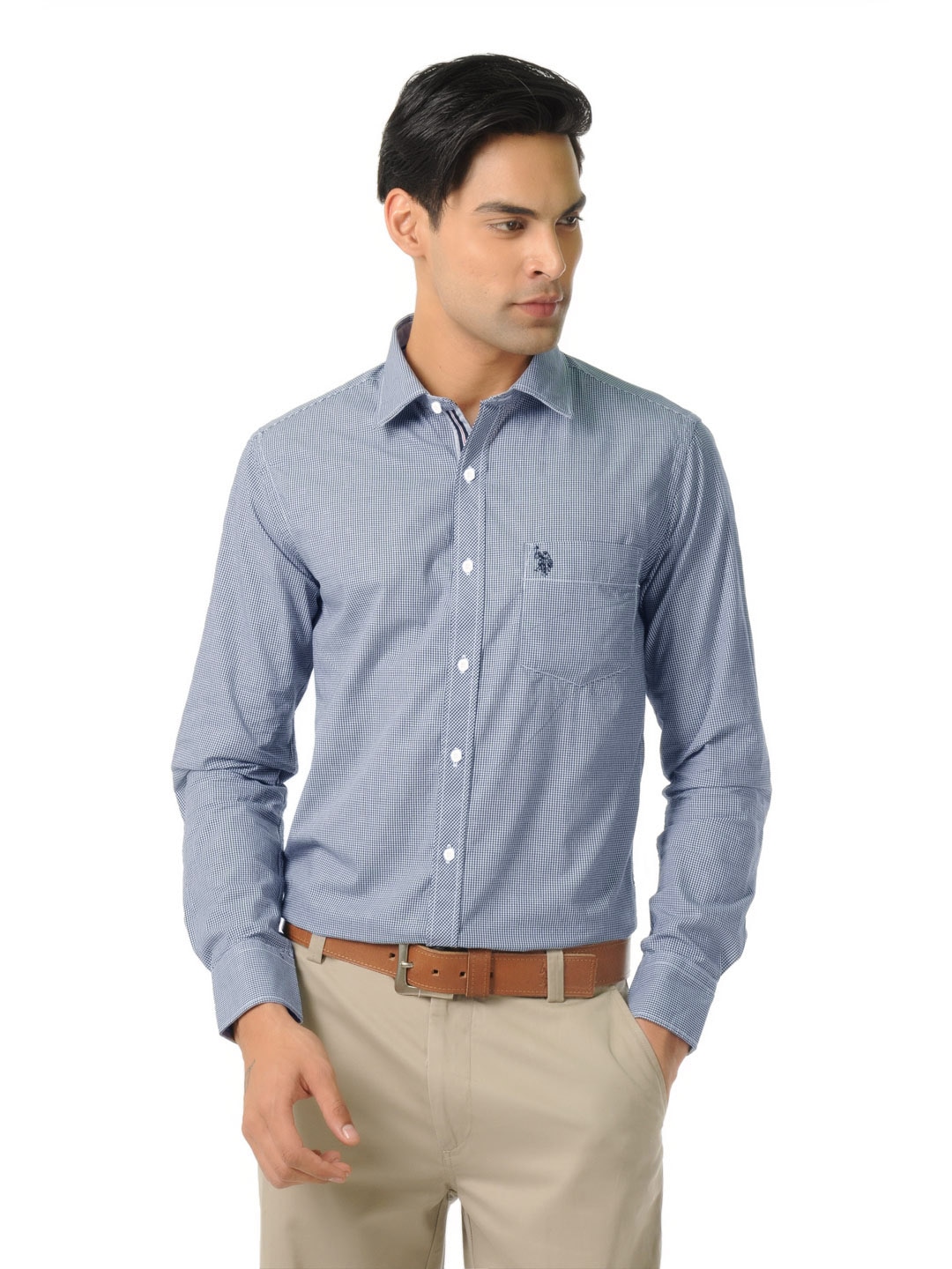 U.S. Polo Assn. Men Blue Shirt