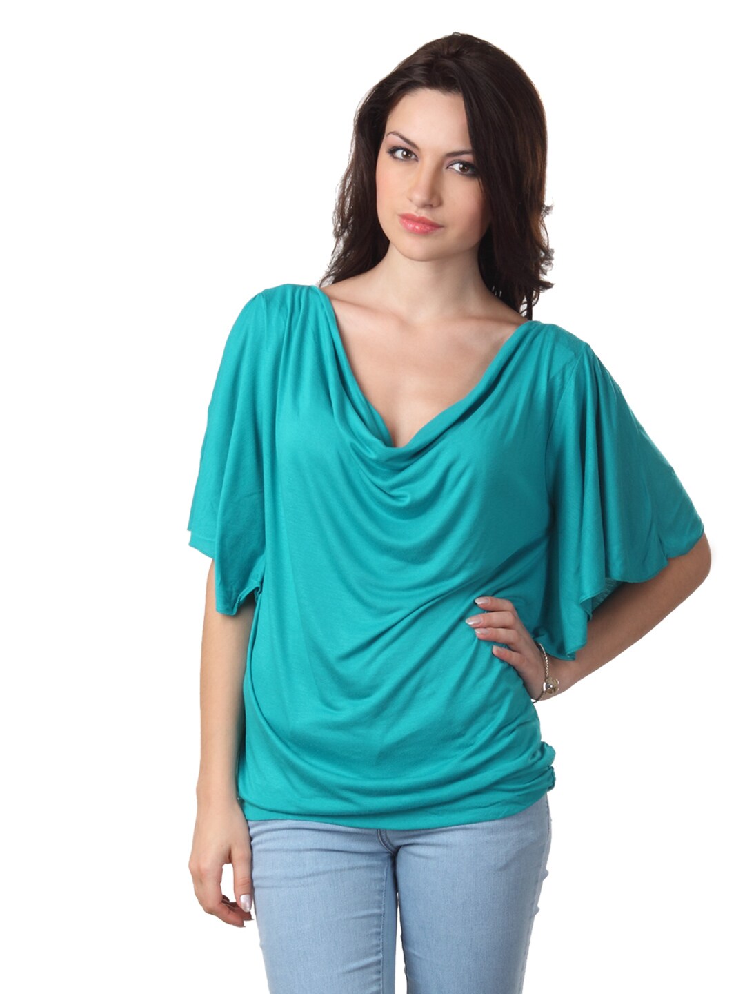 Tokyo Talkies Women Blue Top