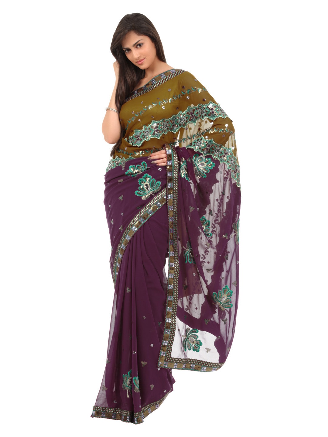 FNF Purple Collection for Wedding Sari
