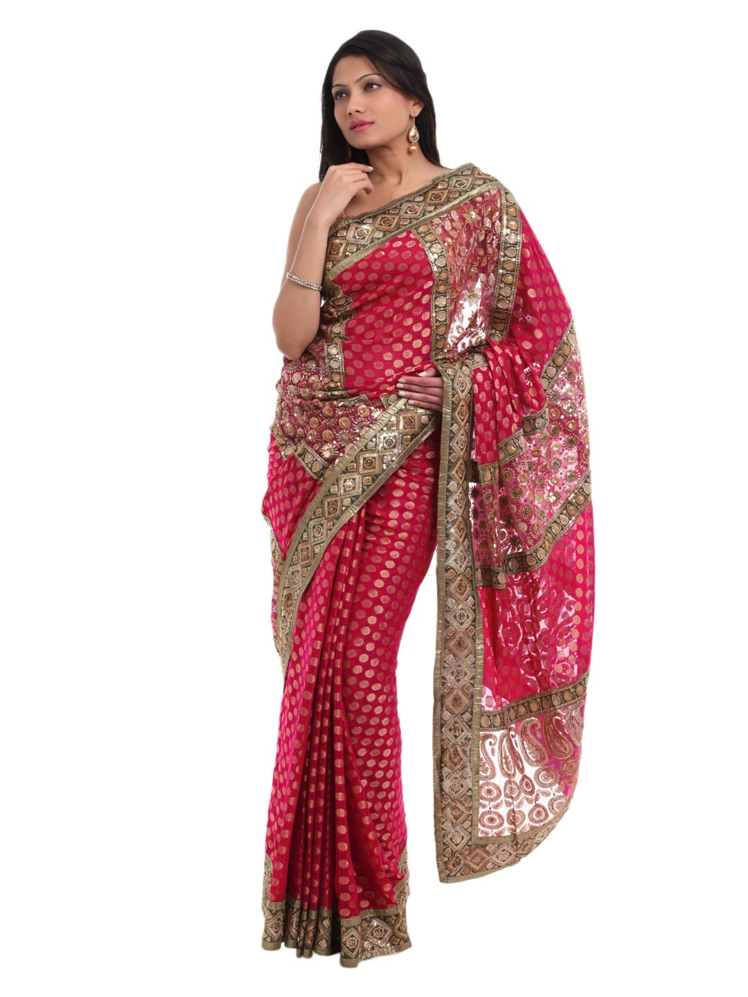 FNF Pink Collection for Wedding Sari