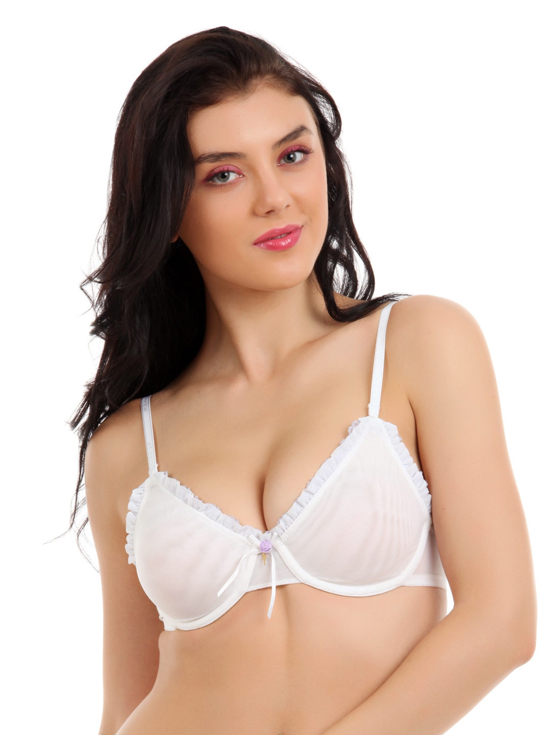 Avirate White Bra